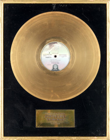 'One the level' (disque d'or français)