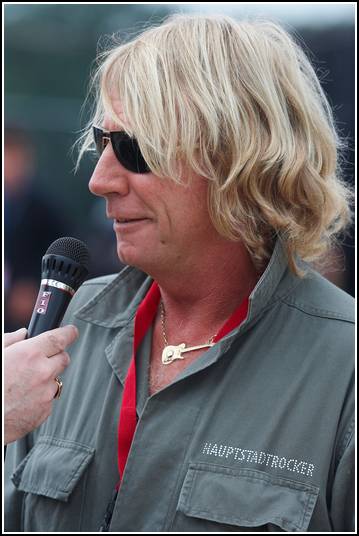 Rick Parfitt en interview à Bobital